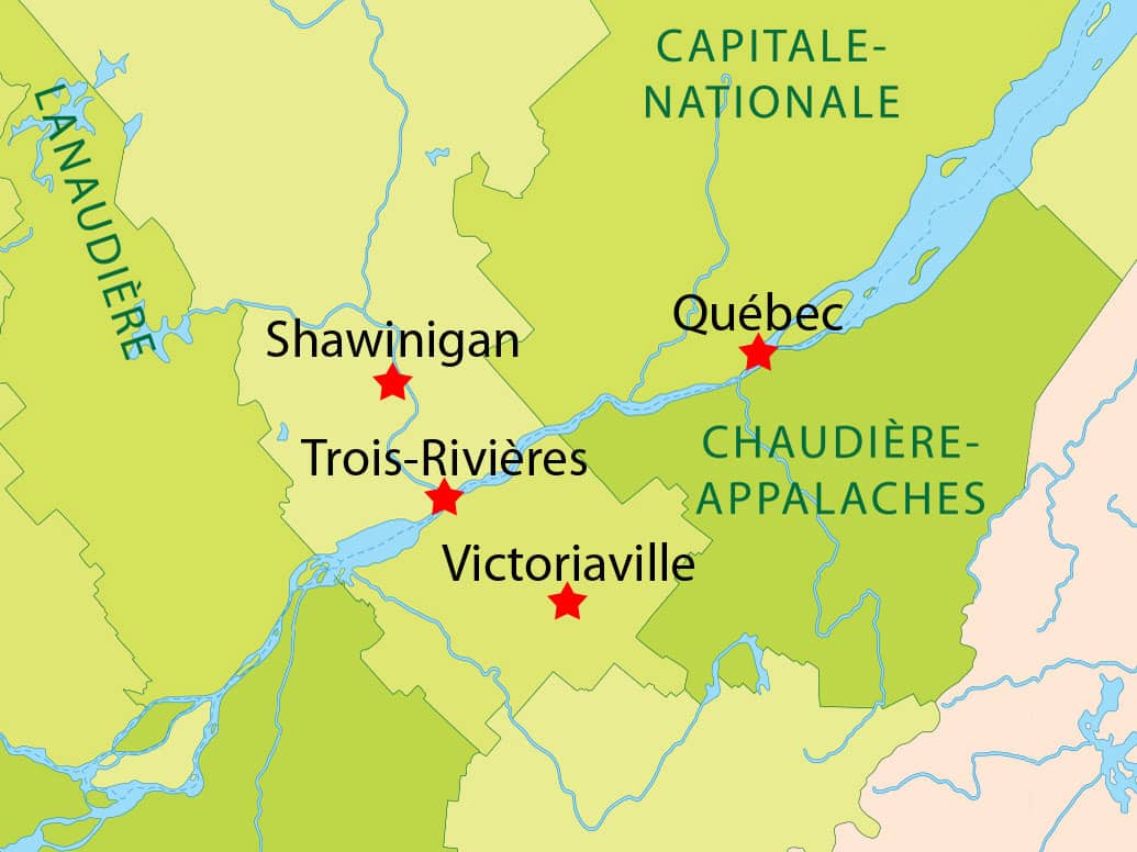 Carte Riviere Shawinigan